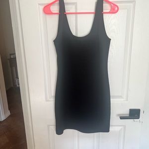 Black mini dress